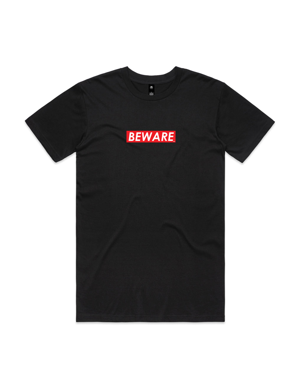 BEWARE Signature Staple Tee