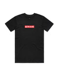 BEWARE Signature Staple Tee