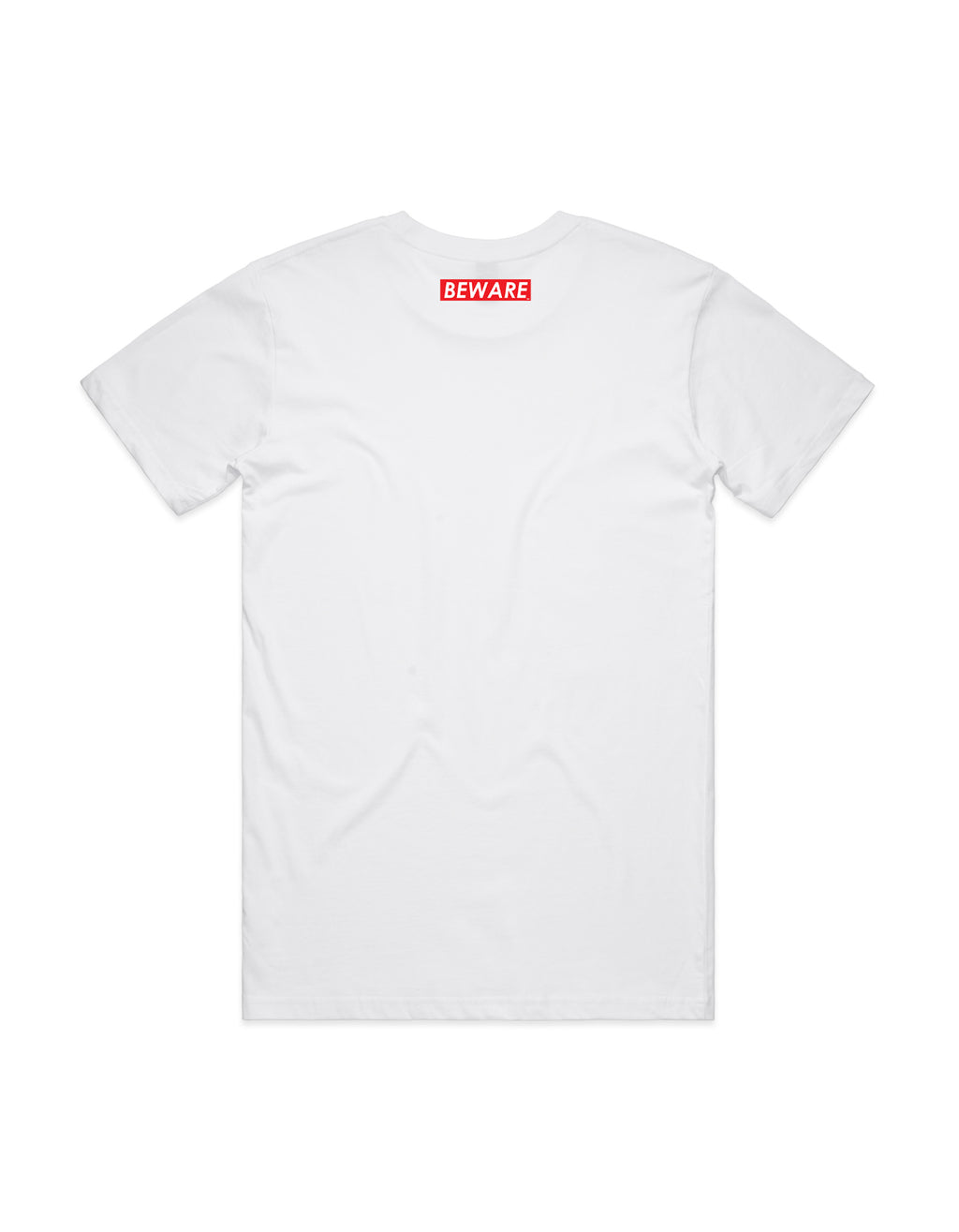 BEWARE Signature Staple Tee