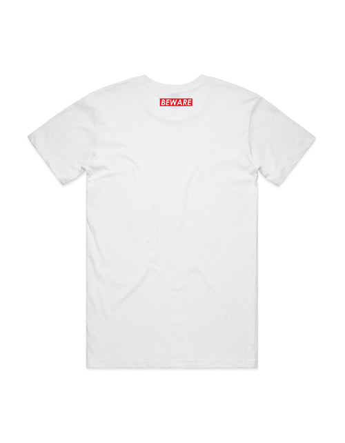 BEWARE AI Robots Staple Tee
